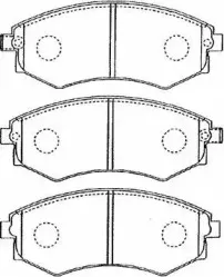 Комплект тормозных колодок, дисковый тормоз AISIN купить